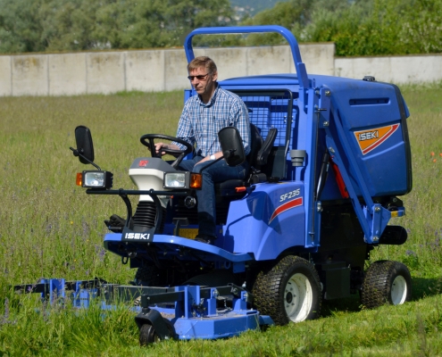 Iseki SF235 Out-Front Rotary Mower-Collector