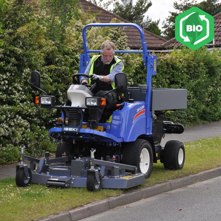 Iseki SF224 Utility Mower with Tipping Storage Box