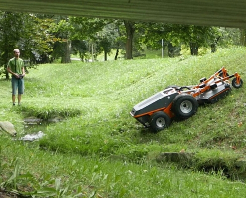 Raymo Battery-powered Remote-Controlled Mower