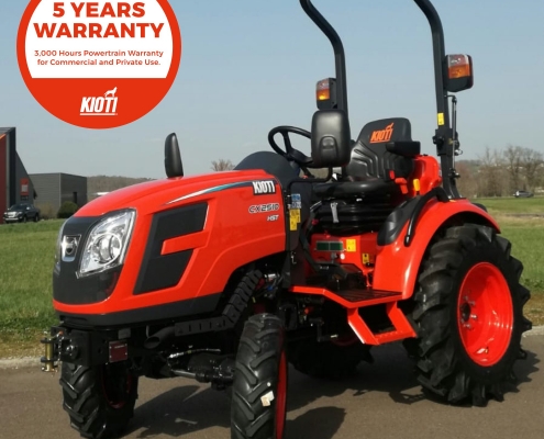 Kioti CX2510H and CX2510CH Full Size Tractor with ROPS or Cabin