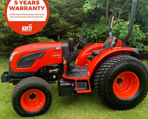 Kioti DK4520 Full Sized Medium Weight Tractor with ROPS or Cabin