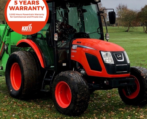 Kioti RX7330 Full Sized Heavy Weight 60hp Tractor with Cabin