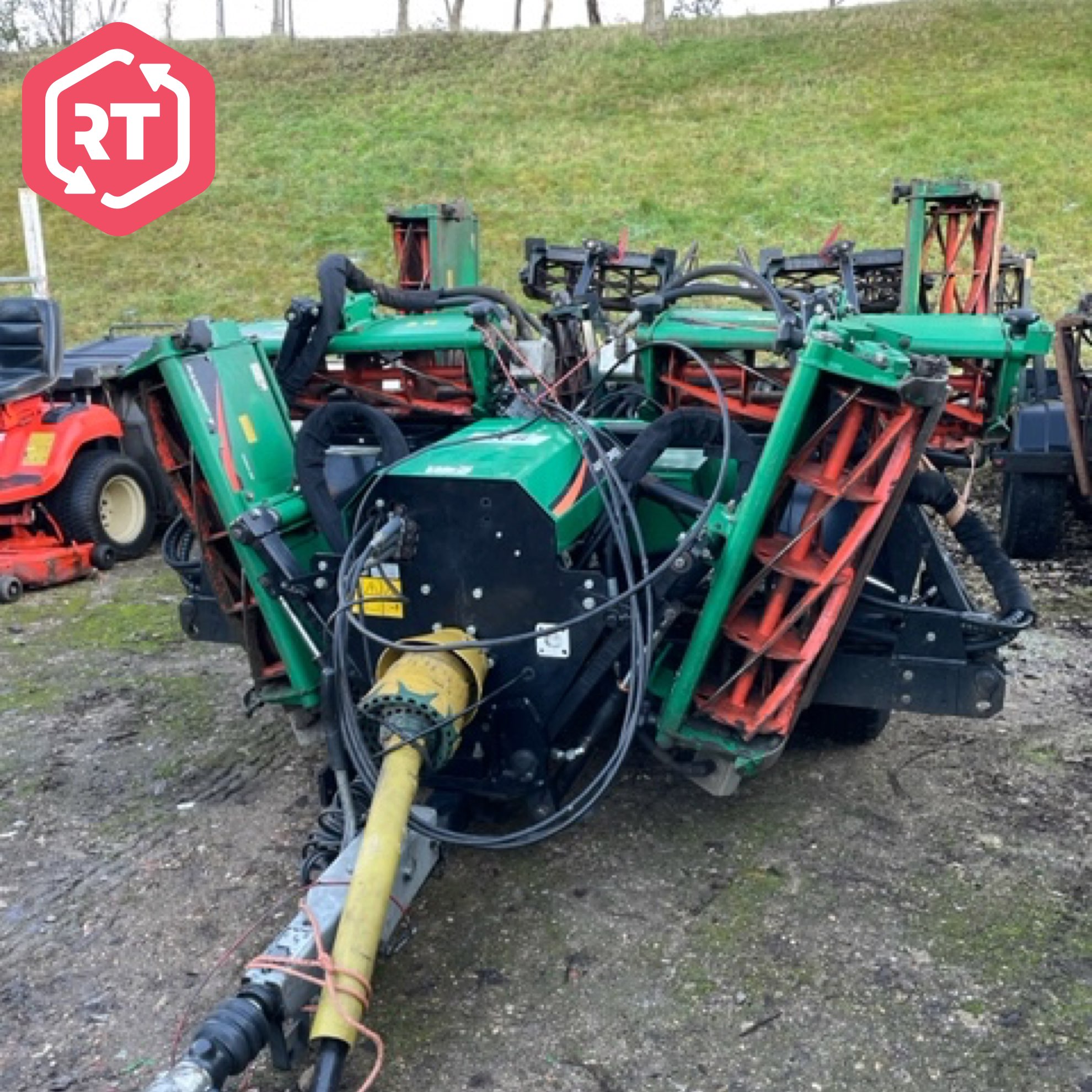 Used Ransomes TG4650 Trailed Hydraulic Gang Mowers