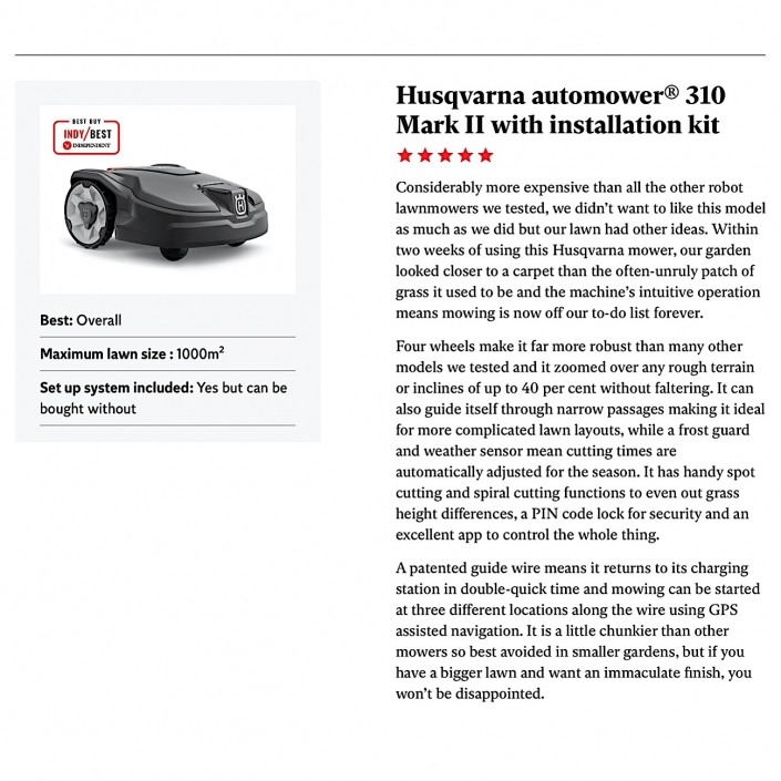 Automower® Independent Best Buy