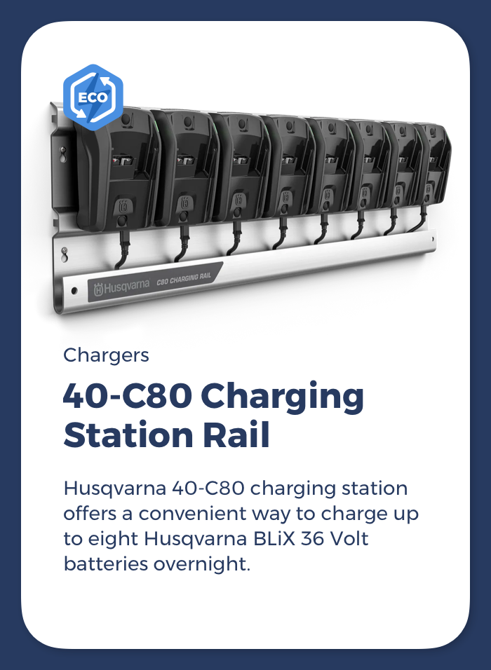 Husqvarna 40-C80 Battery Charging Station Rail