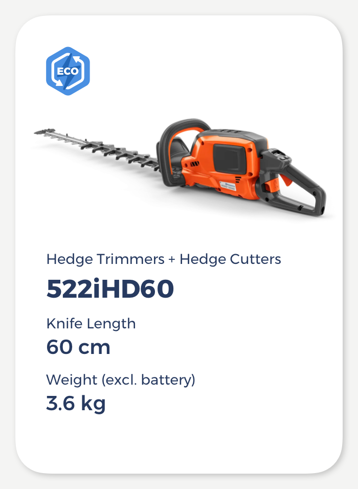Husqvarna 522iHD60 Battery-powered Hedge Trimmer