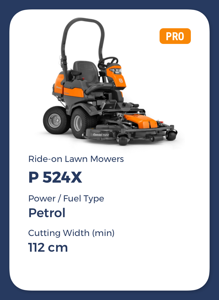 Husqvarna P 524X Petrol-powered Commercial Front Mower