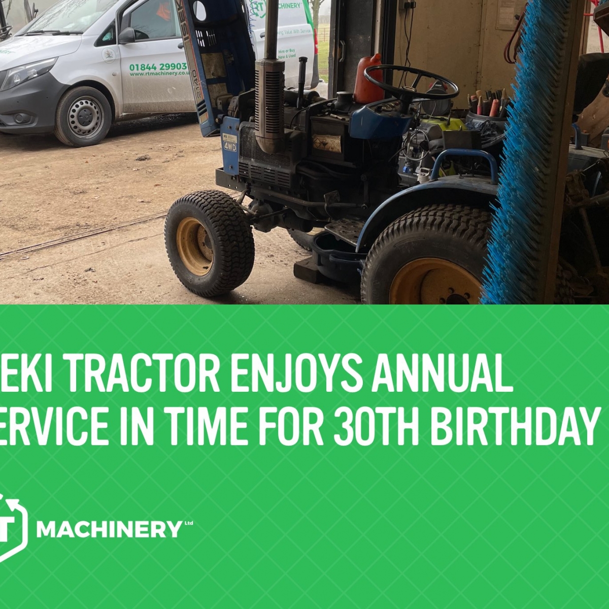 Iseki Tractor Enjoys Annual Service in Time For 30th Birthday