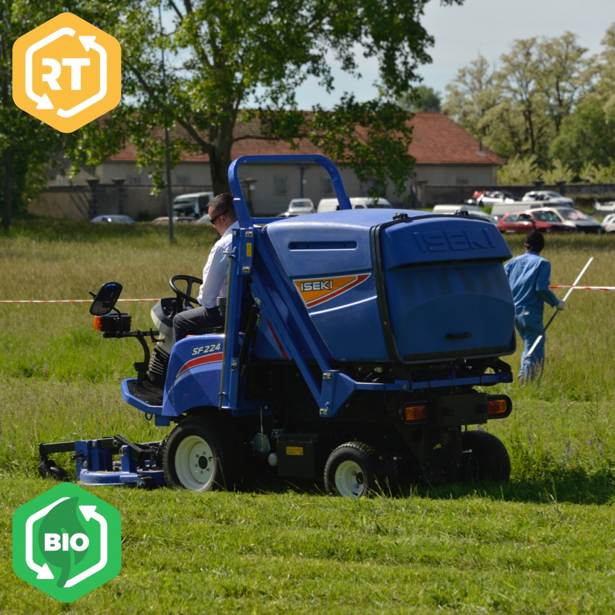 Iseki SF224 Out-front Rotary Mower-collector