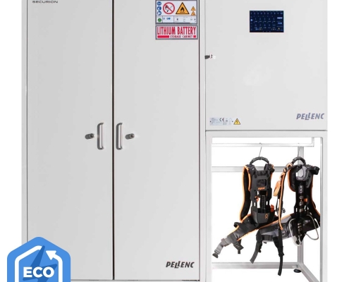 Pellenc Securion Fire-protection Charging and Storage Cabinet for Lithium-ion Batteries