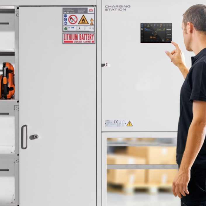 Pellenc Securion Fire-protection Charging and Storage Cabinet for Lithium-ion Batteries