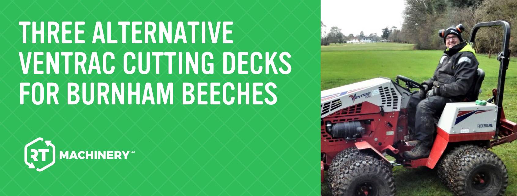 Three Alternative Ventrac Cutting Decks for Burnham Beeches