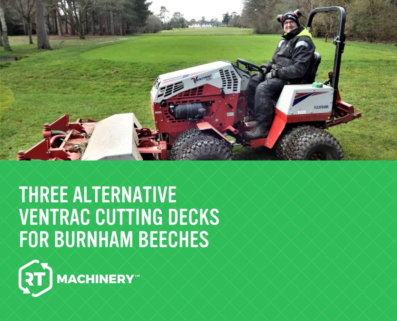 Three Alternative Ventrac Cutting Decks for Burnham Beeches