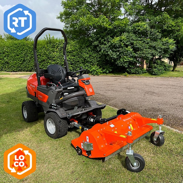 Husqvarna P 535HX Hybrid Out-Front Mower with 1.4M Muthing Flail