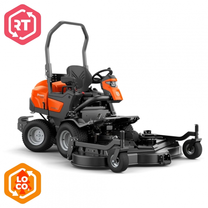 Used Husqvarna P 535HX Hybrid Out-Front Mower with 61 Inch Rotary Deck