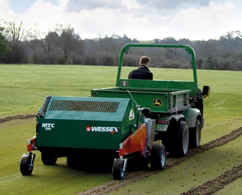 Wessex Turf Beetle MTC120E Sweeper Collector