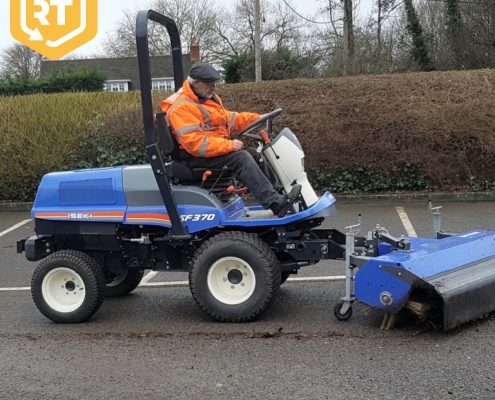 Kersten Power Brush with Iseki Ride-on | Available for Hire!