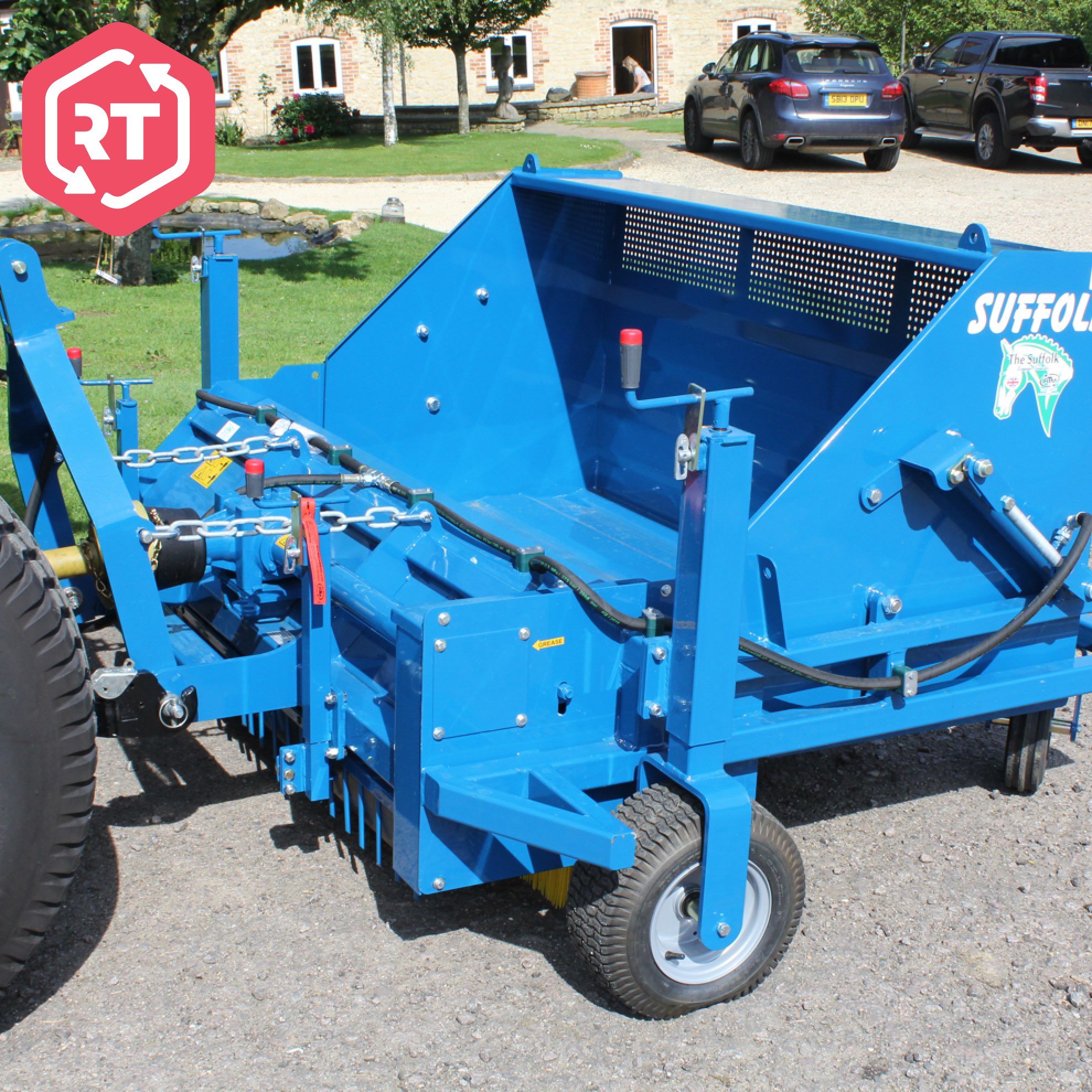 Used RTM Suffolk Paddock Sweeper Collector