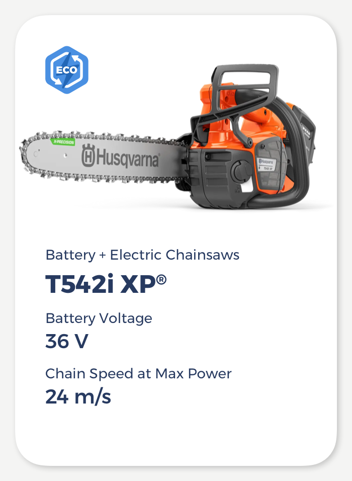 Husqvarna T542i XP® Battery-powered Treecare Chainsaw