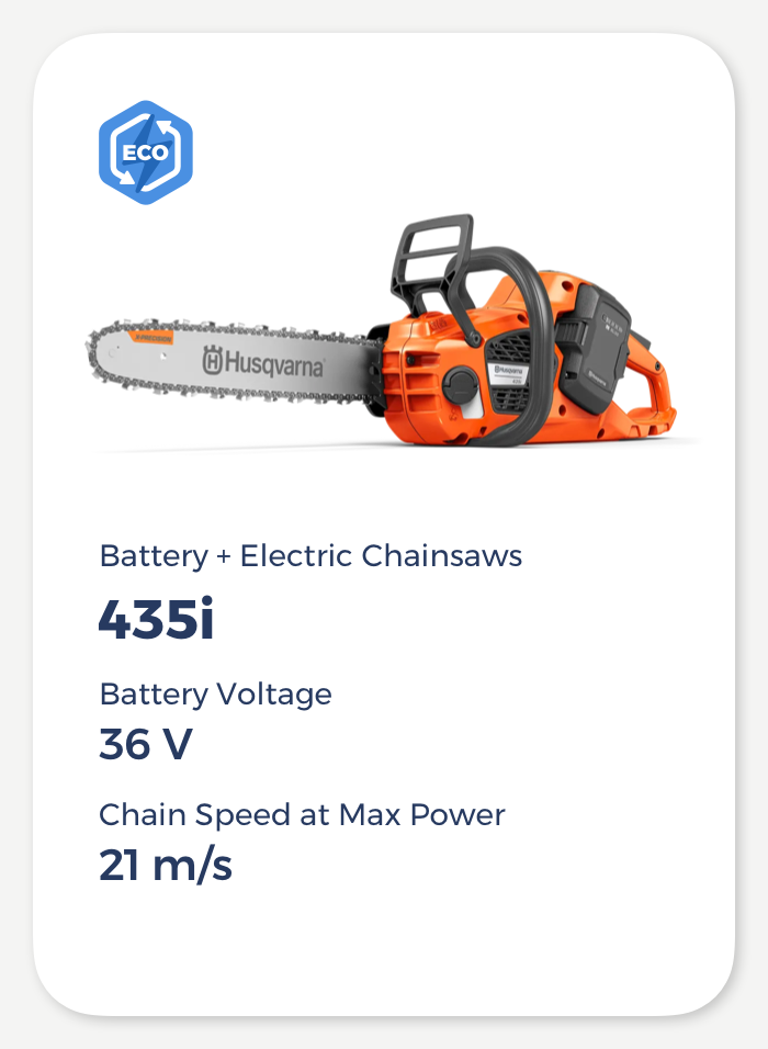 Husqvarna 435i Battery-powered Chainsaw