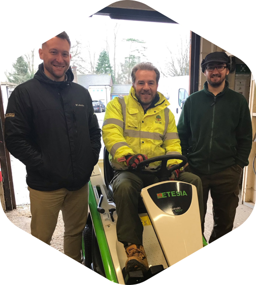 A new Etesia Hydro 80 MKHP3 for Abbots Langley Parish Council