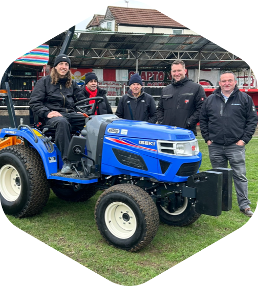 Award winning grounds team at Clapton Community Football Club order our 25hp pitch perfect package