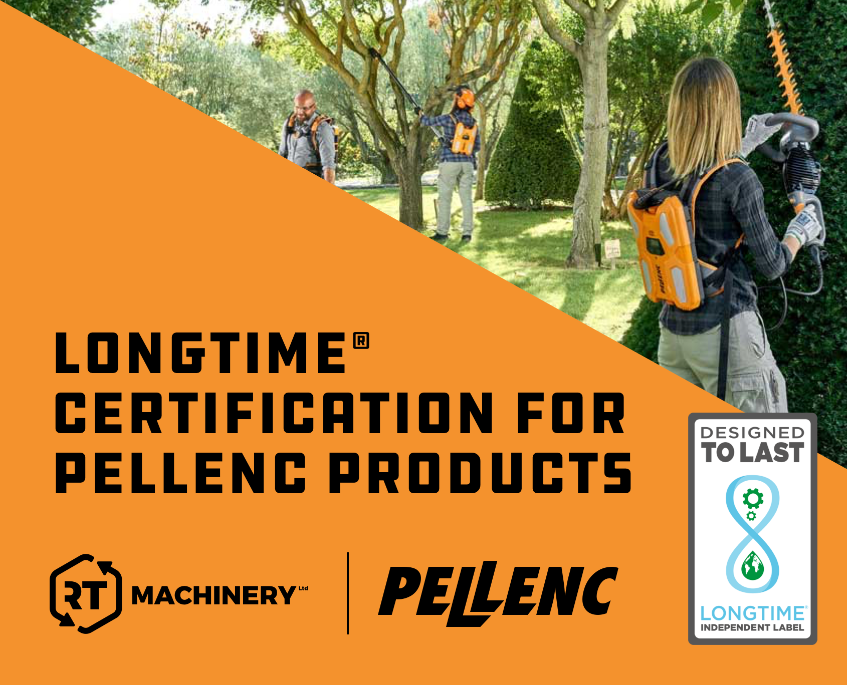 LONGTIME® Certification for Pellenc Products