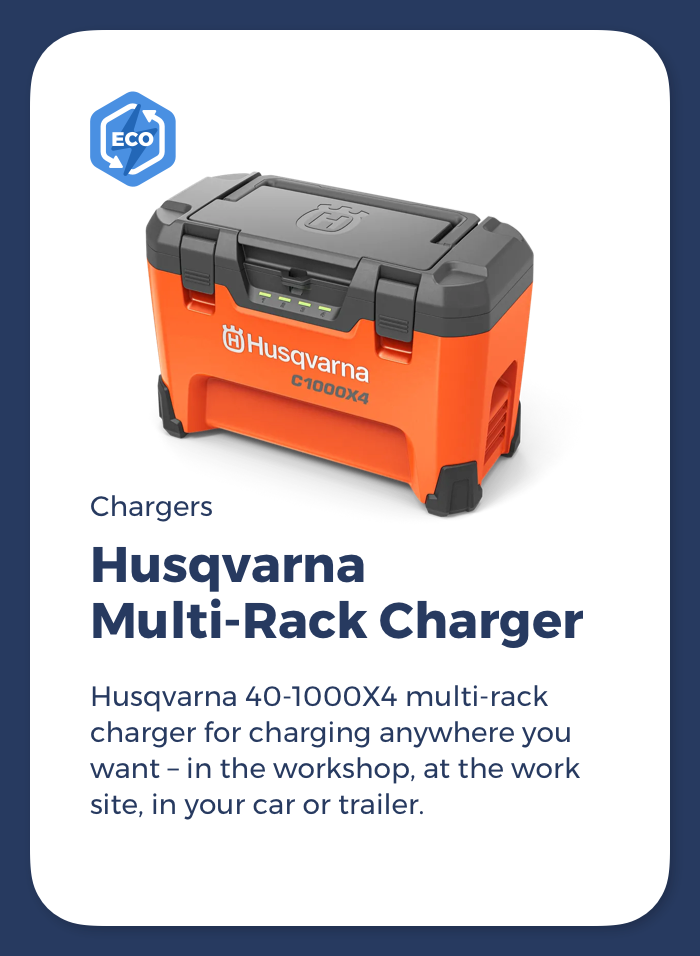 Husqvarna Multi-Rack Charger 40-1000X4