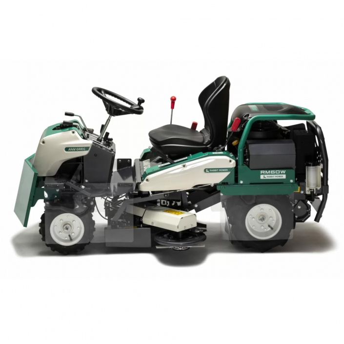 OREC RM60W Rabbit Ride-on Brushcutter with Twin Offsets