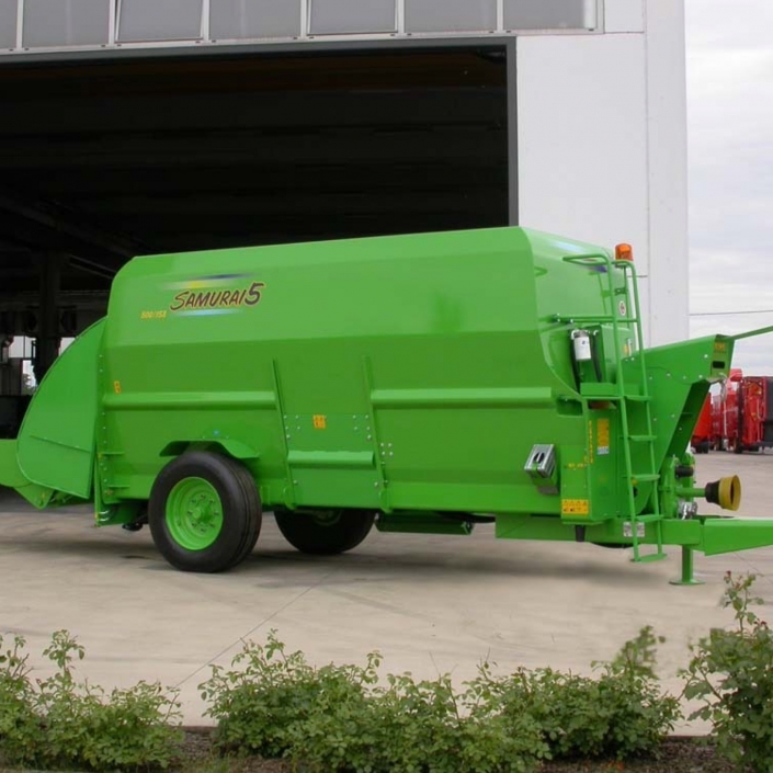 Seko Samurai 5 Trailed, Tractor-Powered Green Bio Material Shredder