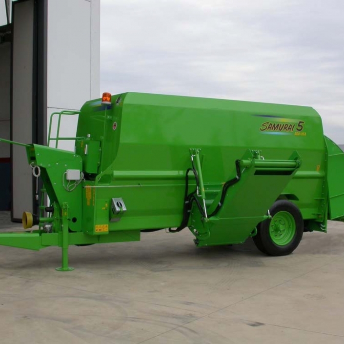 Seko Samurai 5 Trailed, Tractor-Powered Green Bio Material Shredder