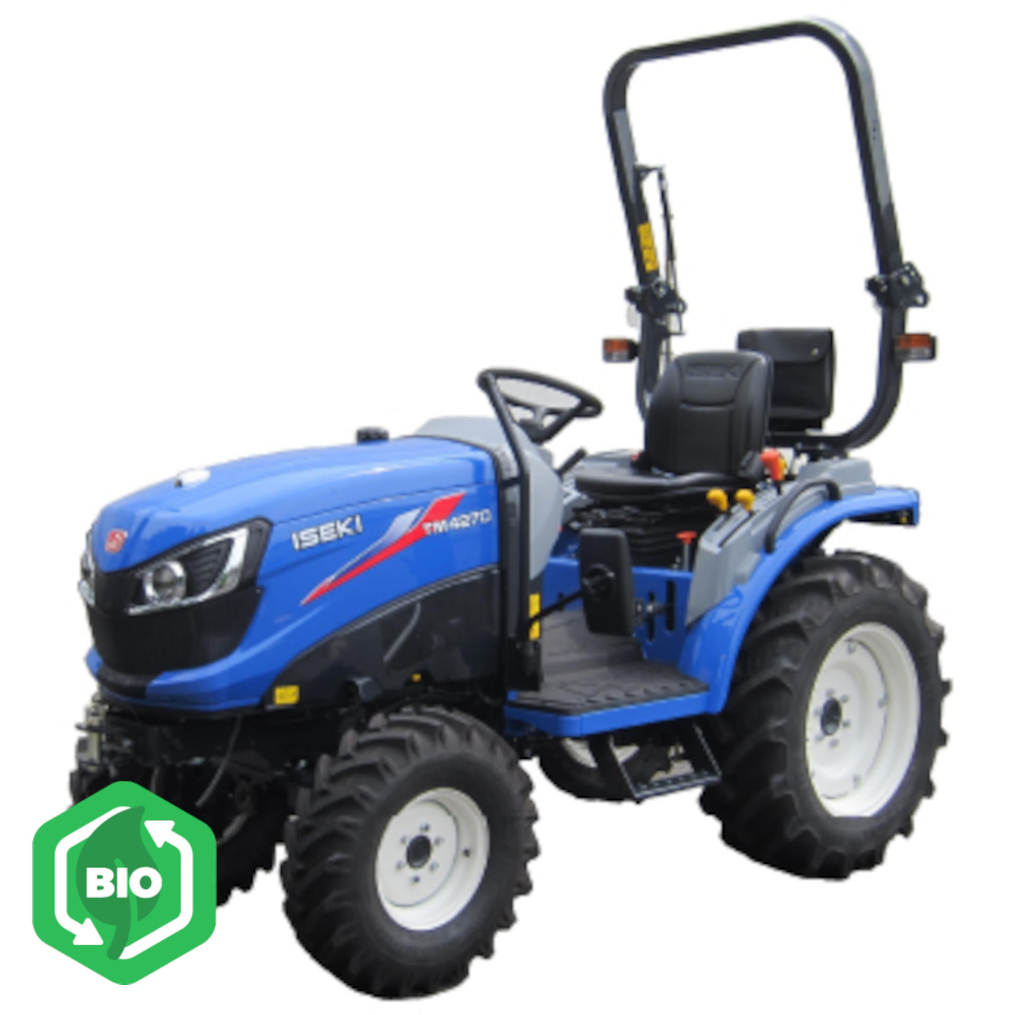 Iseki TM4230 21hp and TM4270 25hp Lightweight Compact Tractors with ROPS Rollbar