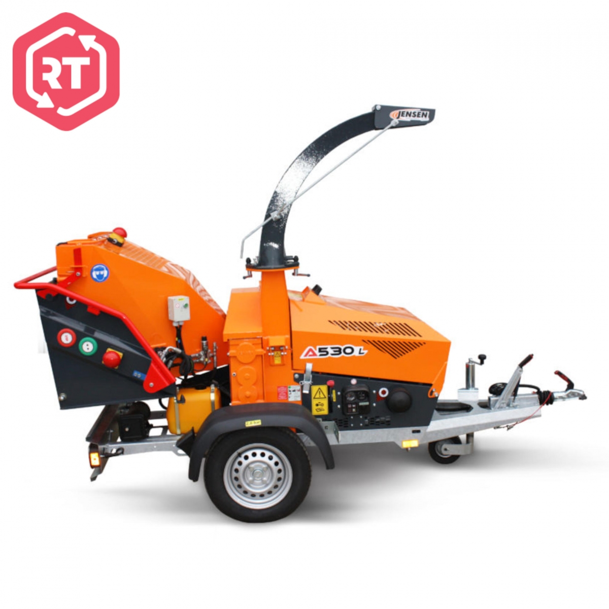 Used Jenson A530 6" Trailed Wood Chipper | Ex demo