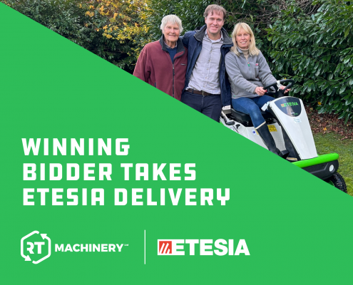 Winning Bidder Takes Etesia Delivery