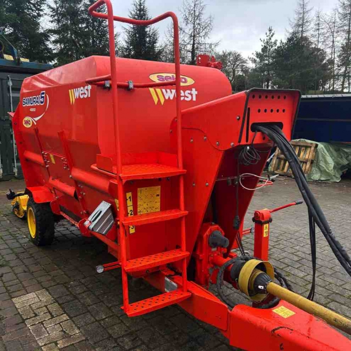 Used Seko Sam 5 Composter, Tractor-Driven PTO Trailed