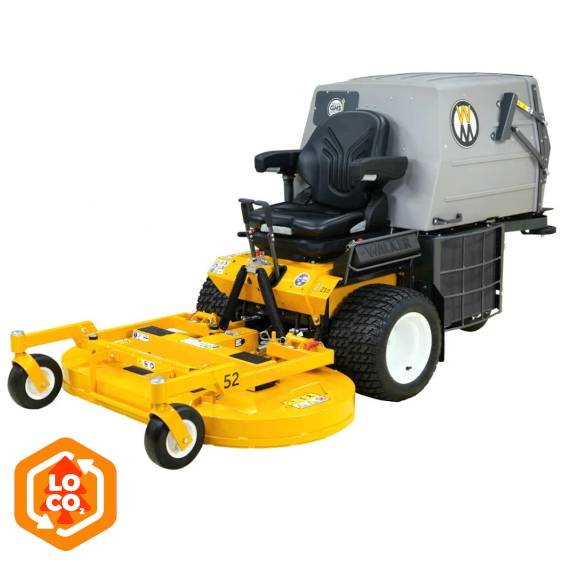 Walker D21d Ride-on Cut and Collect Diesel Mower