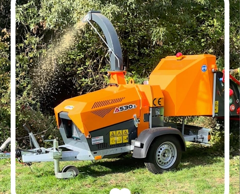Jensen A530L Trailed Wood Chipper