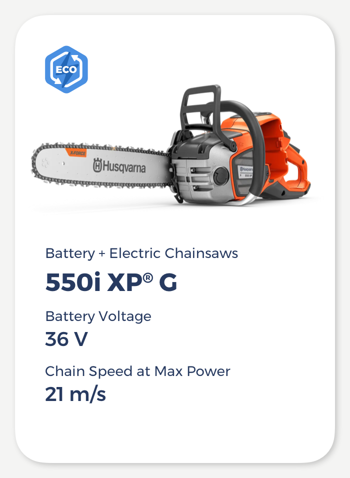 Husqvarna 550i XP® G Battery Powered Chainsaw